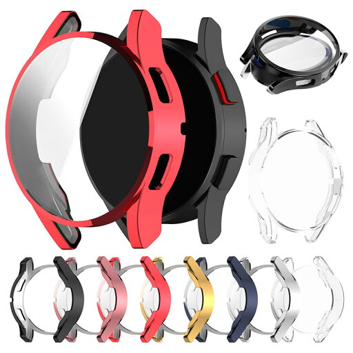Galaxy Watch FE ケース カバー メッキ / クリア 液晶保護 フィルム一体 保護ケース/カバー ギャラクシーウォッチ FE TPU 耐衝撃ケース/カバー ソフトケース Galaxy Watch FE ケース カバー メッキ / クリア 液晶保護 フィルム一体 保護ケース/カバー ギャラクシーウォッチ FE TPU 耐衝撃ケース/カバー ソフトケース