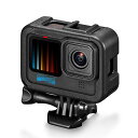 GoPro HERO13 Black マウントキット 自転車マウント ヘルメットマウント ハンドルバークランプ ホルダー 三脚固定 ブラケット ゴープロヒーロー13 ブラック ポリカーボネート