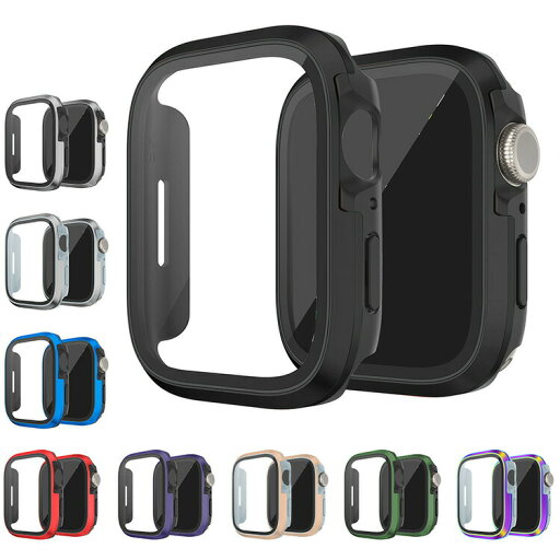 Apple Watch Series 10 ケース 耐衝撃 カバー TPU&アルミバンパー 強化ガラス ガラスフィルム付き 液晶保護ケース かっこいい アップルウォッチ10 42mm/46mm バンパーカバー フィルム一体 ケース Apple Watch Series 10 ケース 耐衝撃 カバー TPU&アルミバンパー 強化ガラス ガラスフィルム付き 液晶保護ケース かっこいい アップルウォッチ10 42mm/46mm バンパーカバー フィルム一体 ケース