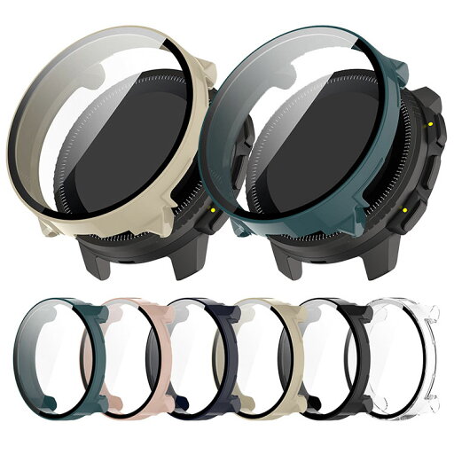 SUUNTO Vertical ケース カバー 液晶面強化ガラス 全面保護 液晶保護ケース 単色/クリア フィルム一体 ハードケース スント バーティカル SUUNTO Vertical ケース カバー 液晶面強化ガラス 全面保護 液晶保護ケース 単色/クリア フィルム一体 ハードケース スント バーティカル