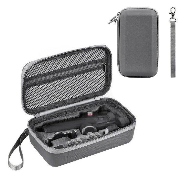 DJI Osmo Mobile 7 ケース 型抜き カバー Osmo Mobile 7P Mobile7 かばん 手提げ ポーチ ポータブル キャンバス調 硬質EVAポーチ DJI オスモ モバイル7 / 7P 保護ケース 収納バッグ 収納ケース スマートジンバル/スマホスタビライザー 衝撃吸収 キャリングケース