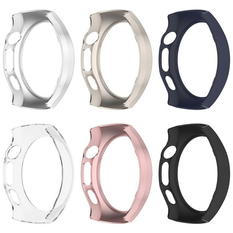 HUAWEI WATCH 5 ケース WATCH5 耐衝撃 カバー 保護ケース/カバー ファーウェイウォッチ5 42mm/46mm 耐衝撃ケース/カバー 単色/クリア ハードケース おすすめ