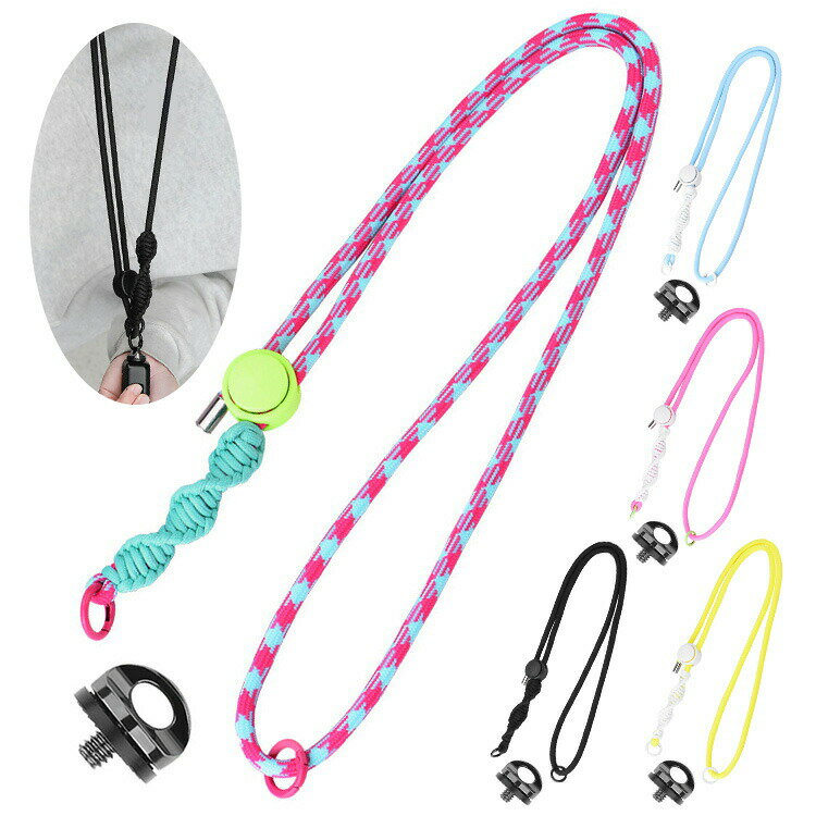 Osmo 360 ショルダーストラップ 肩掛け ネックストラップ 落 ショルダーストラップ 肩掛け カメラ紐 カ..