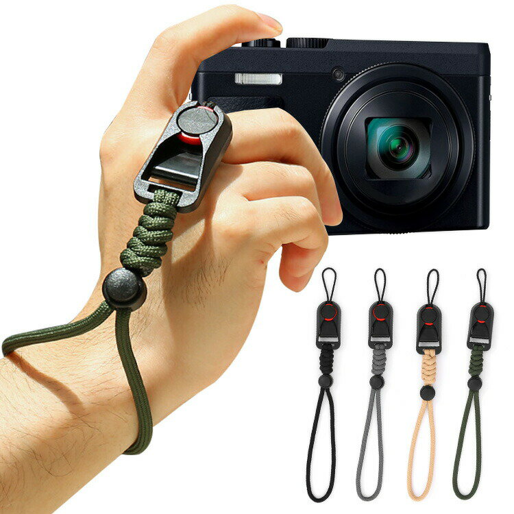 LUMIX DC-TZ99 ストラップ ZS99 ハンドストラップ 落下防止 片手巻き 手首 一眼レフ リストストラップ 取り外し簡単 Panasonic パナソニック ルミックス DC-TZ99 ZS99