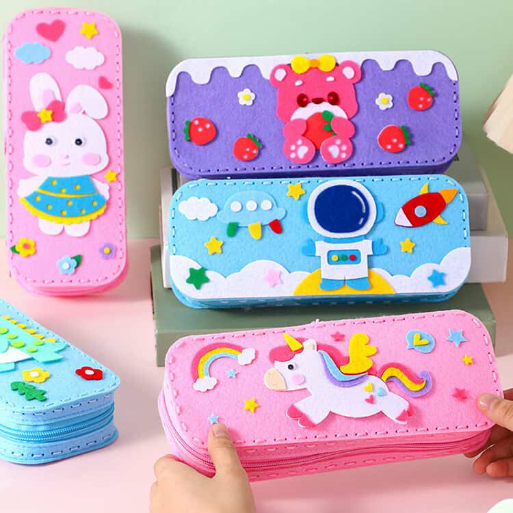 子供手芸キット ユニコーン かわいい 子供手芸 手作りキット diy 材料キット 裁縫...