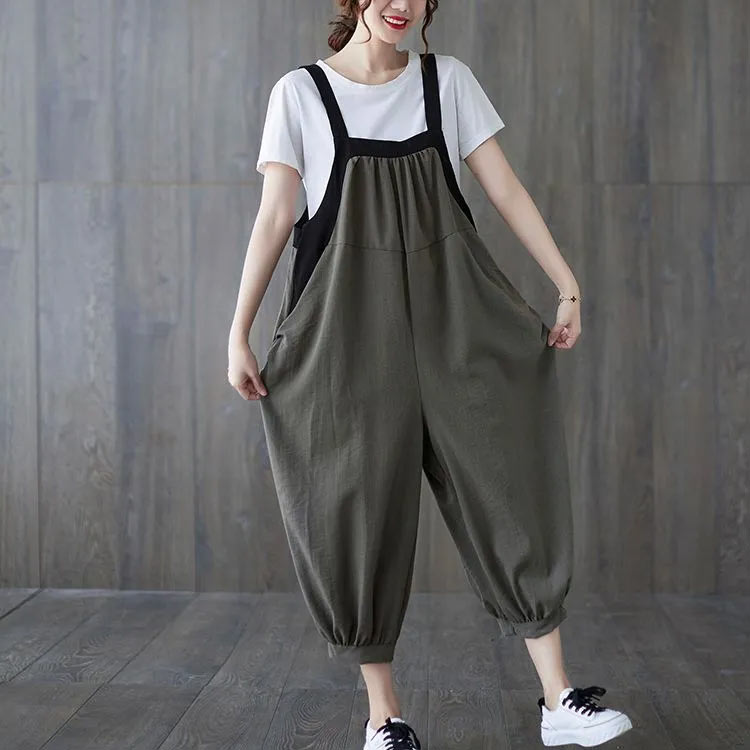 送料無料 サロペット オールインワン レディース パンツ サルエルパンツ バルーンパンツ ボトムス オーバーオール 着痩せ 大人 可愛い きれいめ ゆったり 薄手 お洒落 春 夏 秋 カジュアル M L XL 2XL