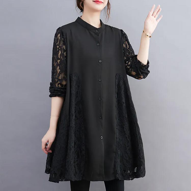 【ポイント2倍】ダナファヌル DANA FANEUIL ネックギャザー チュニックシャツ・D-6321410-0232102(レディース)