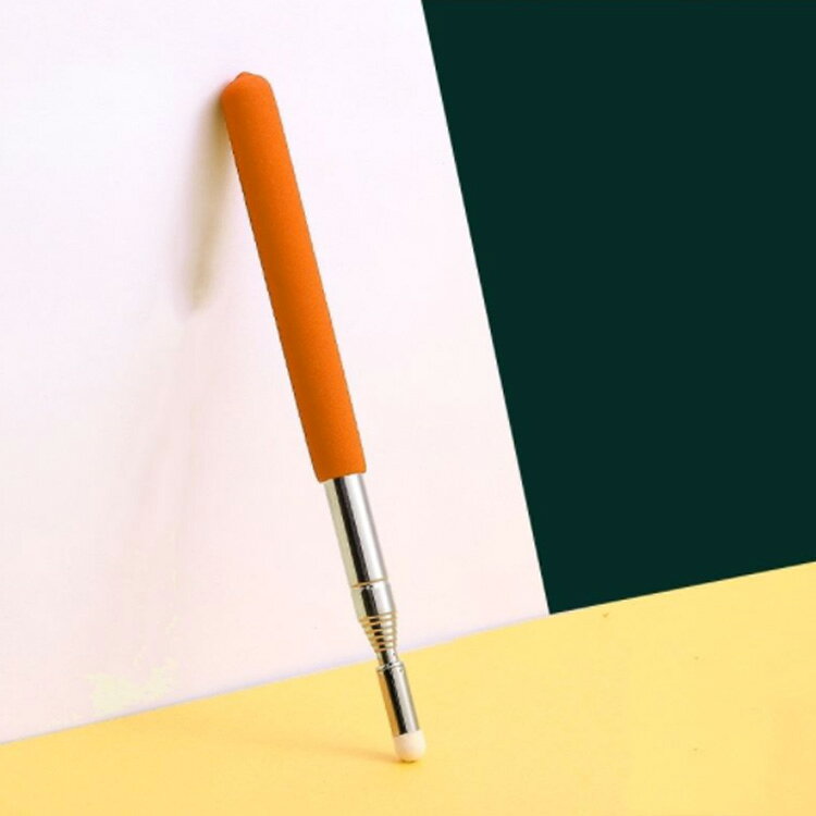 2本セット 指示棒 ポインター 指し棒 伸縮 スマホ ipad用 タッチパネル用 液晶モニター用 タッチペン先 フェルトペン先 7段階伸縮 持ちやすい 会議 授業 講義 板書 教室 黒板 職場 画面を傷つけません