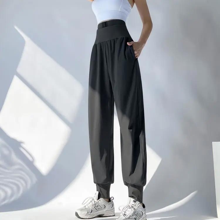 ウエストゴム ジョガーパンツ ジョガーパンツ マタニティウェア リラックスパンツ 春 ボトムス パンツ ストレッチ ルームウェア サルエル スウェット ダンス レディース 夏 ロングパンツ サルエルパンツ スウェットパンツ スエット きれいめ 無地 薄手 女性用 長ズボン