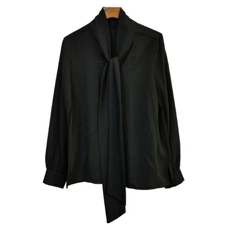 白 ブラウス 通勤 長袖 黒 レディース シャツブラウス 無地 リボンブラウス レディース オフィス トップス 大きいサイズ シャツ フェミニン リボン フォーマル 卒業式