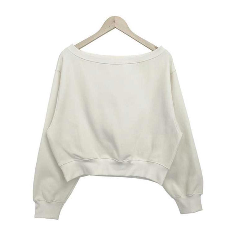 オフショルダー スウェット Tシャツ レディース トレーナ トップス 長袖 肩出し ゆ...