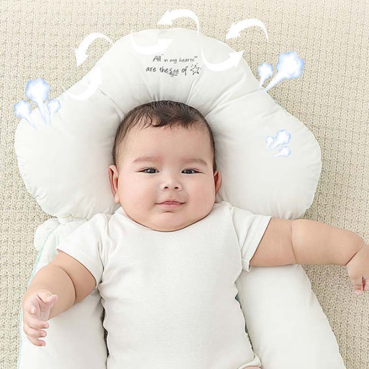 新生児 抱き枕 子ども ベビーピロー 赤ちゃん 赤ちゃん 男女兼用 向き癖防止枕 子供 睡眠サポート 持ち運び 添い寝 ベッド 防止 寝かしつけ 絶壁防止枕 うつ伏せ ベッドインベッド 絶壁頭 低反発 変形対策 寝ハゲ対策 寝返り 通気 枕 ベビーまくら