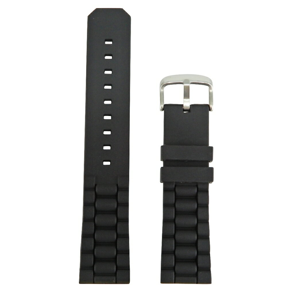 樂天商城 - 腕時計 ベルト シリコン 22mm ブラック
