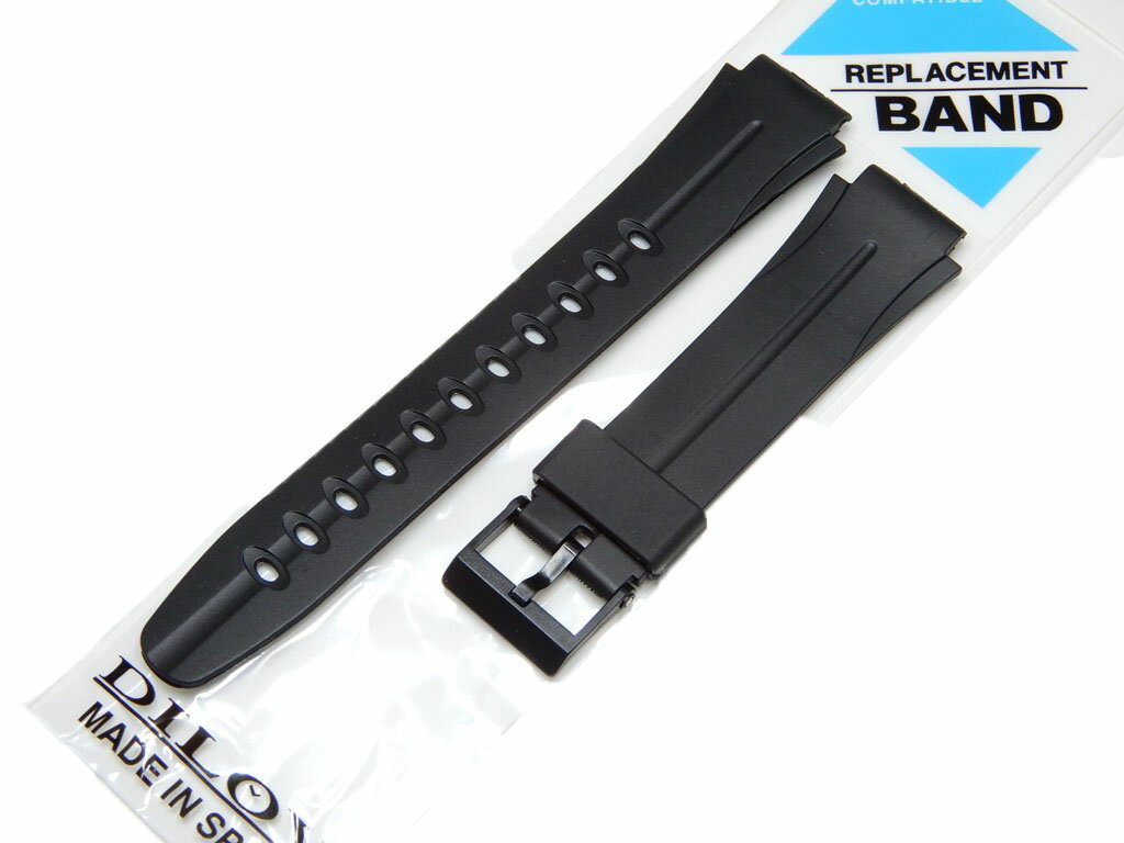 樂天商城 - 腕時計 ベルト 18mm カシオ互換 ウレタンバンド Diloy 573EJ1