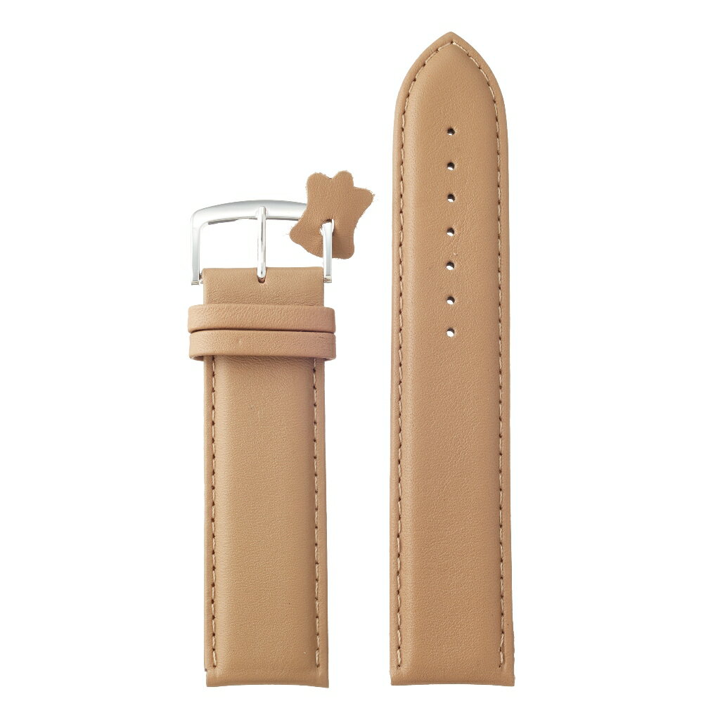 樂天商城 - 腕時計 ベルト ロングサイズ 本革 24mm レザー バンド Diloy 302エッセンシャル ベージュ