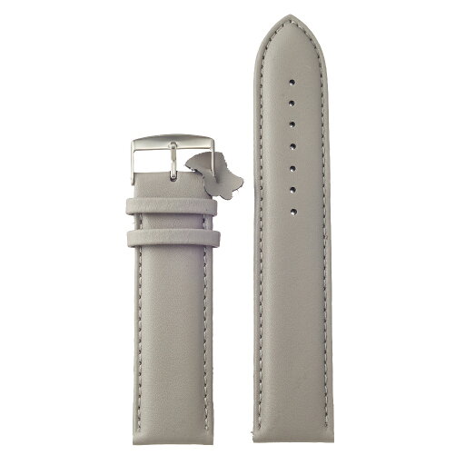 腕時計 ベルト ロングサイズ 本革 24mm レザー バンド Diloy 302エッセンシャル グレー 腕時計 ベルト ロングサイズ 本革 24mm レザー バンド Diloy 302エッセンシャル グレー