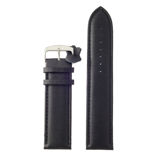 腕時計 ベルト ロングサイズ 本革 24mm レザー バンド Diloy 302エッセンシャル ブラック 腕時計 ベルト ロングサイズ 本革 24mm レザー バンド Diloy 302エッセンシャル ブラック