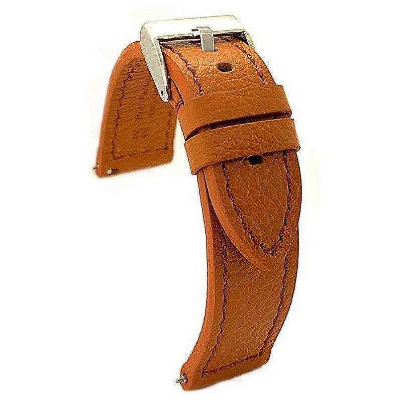 Rakuten - Diloy 腕時計 ベルト スムース カーフレザー Ref.404 ライトブラウン 20mm