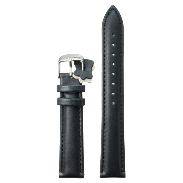 Rakuten - Diloy 腕時計 ベルト 18mm オイルレザー バンド 本革 Superior ブラック