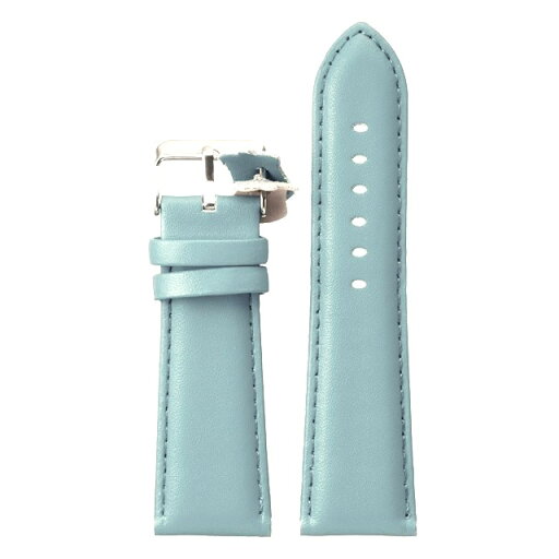 Diloy 腕時計 ベルト 34mm 本革 幅広 ワイド レザー バンド 302EA スカイブルー Diloy 腕時計 ベルト 34mm 本革 幅広 ワイド レザー バンド 302EA スカイブルー