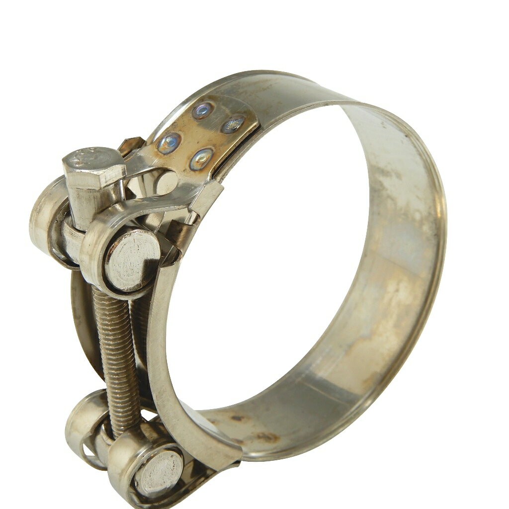 Rakuten - マフラーバンド Tボルトクランプ 60-63mm ステンレス製 汎用 排気管 ターボパイプ ホースバンド 自動車 バイク