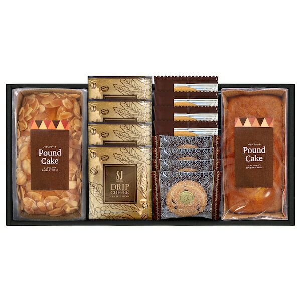【ポイント5倍】ふんわりしっとりパウンドケーキ&コーヒー・洋菓子ギフトセット【結婚内祝い 成人内祝い 入学内祝い 内祝いギフト 内祝い お祝い プレゼント ギフ...