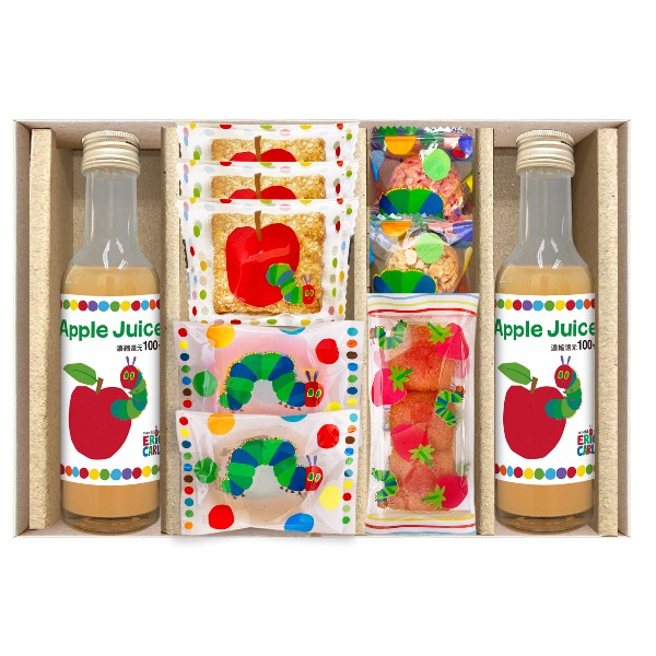 【ポイント5倍】はらぺこあおむし ジュース&ドーナツ スイーツセット【結婚内祝い 新築内祝い 入学内祝い 出産内祝い 内祝い お祝い お祝い返し ギフト 出産祝...