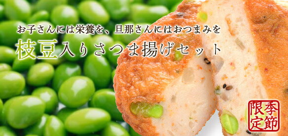 御中元 さつま揚げ ギフト 送料無料 【枝豆入りさつまあげセットA】 ネット限定 揚立屋 母の日 父の日 お礼 御中元