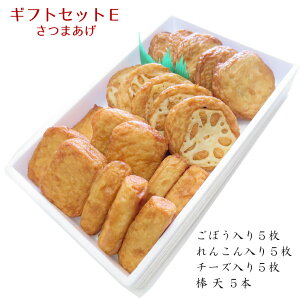 バレンタイン 送料無料 ギフト さつま揚げ ギフトセットE ネット限定 さつまあげの揚立屋