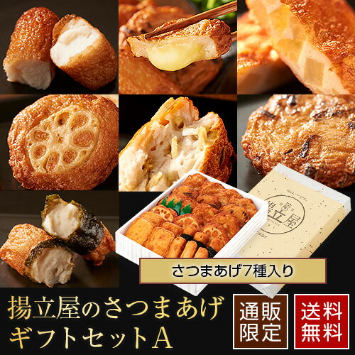 さつま揚げ 送料無料 ギフト 鹿児島 揚立屋 さつまあげ ギフトセットA 通販 限定 プレゼント