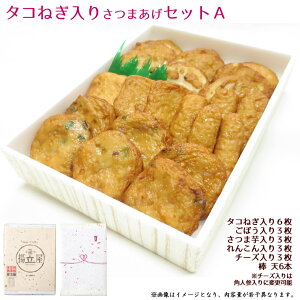 バレンタイン 送料無料 ギフト さつま揚げ タコねぎ入りさつまあげセットA ネット限定 揚立屋