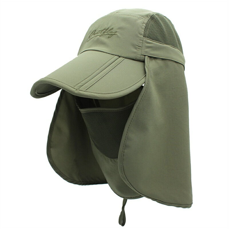 【楽天スーパーセール】帽子 メンズ キャップ 3WAY使い方 UPF50+ 日焼け防止 大きいサイズ 超軽量 360度 紫外線対策 虫よけ フェイスカバー 農作業・釣り・キャンプ・アウトドア 折りたたみ可能