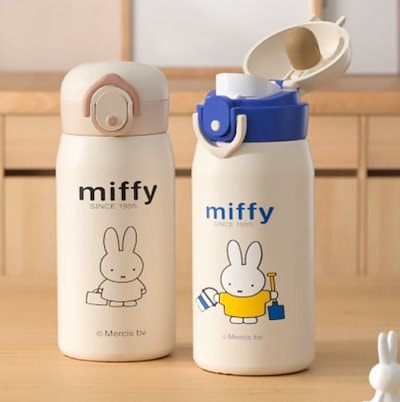 Miffy ミッフィー 水筒 真空断熱ケータイマグ 保冷 保温 420ml 大容量 大人 子供 マグ ボトル 直飲み 魔法瓶 アウトドア 可愛い ミッフィー 水筒 直飲み 女の子 男の子 魔法瓶 こども 幼稚園 オフィス アウトドア 1