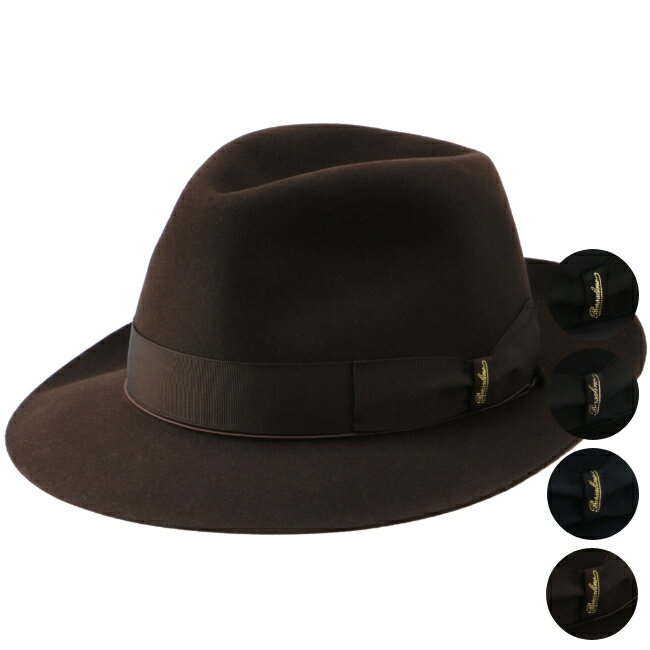 ボルサリーノ/BORSALINO 帽子 メンズ QUALITA SUPERIORE ANELLO RASAT ハット 114336-4336