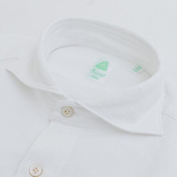 フィナモレ/FINAMORE シャツ メンズ TOKIO カジュアルシャツ ホワイト SIMONE-012278-01WHI