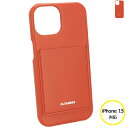 ジルサンダー/JIL SANDER ガジェットケース レディース iPhone15ケース レザー カードポケット iPhoneケース iPhone 15 専用ケ...