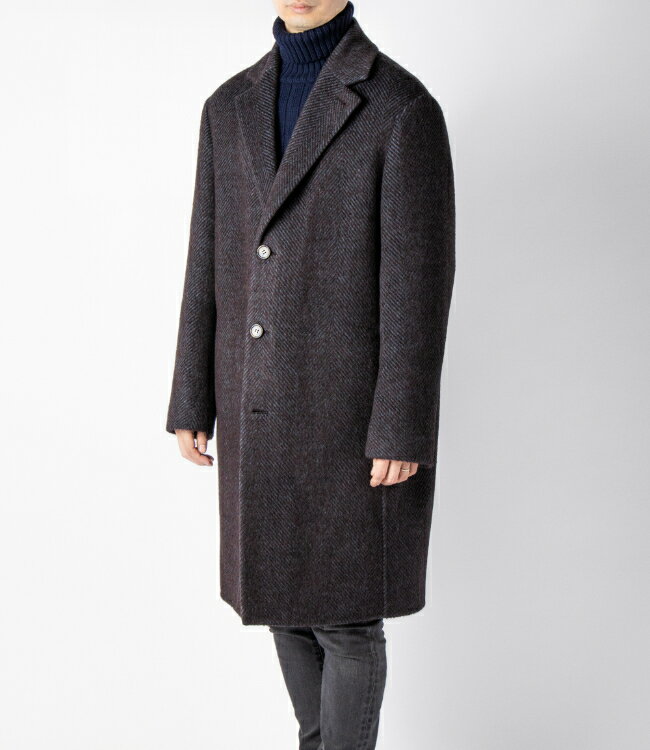 ロロ・ピアーナ チェスターコート メンズ 【SALE】ロロピアーナ/LORO PIANA コート メンズ FINDON COAT COARSEHAIR ALPACA チェスターコート FAL8365-0002