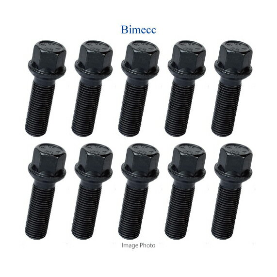 ビメック ラグボルト【ブラック】13R球面座 首下37mm 17HEX M14xP1.5