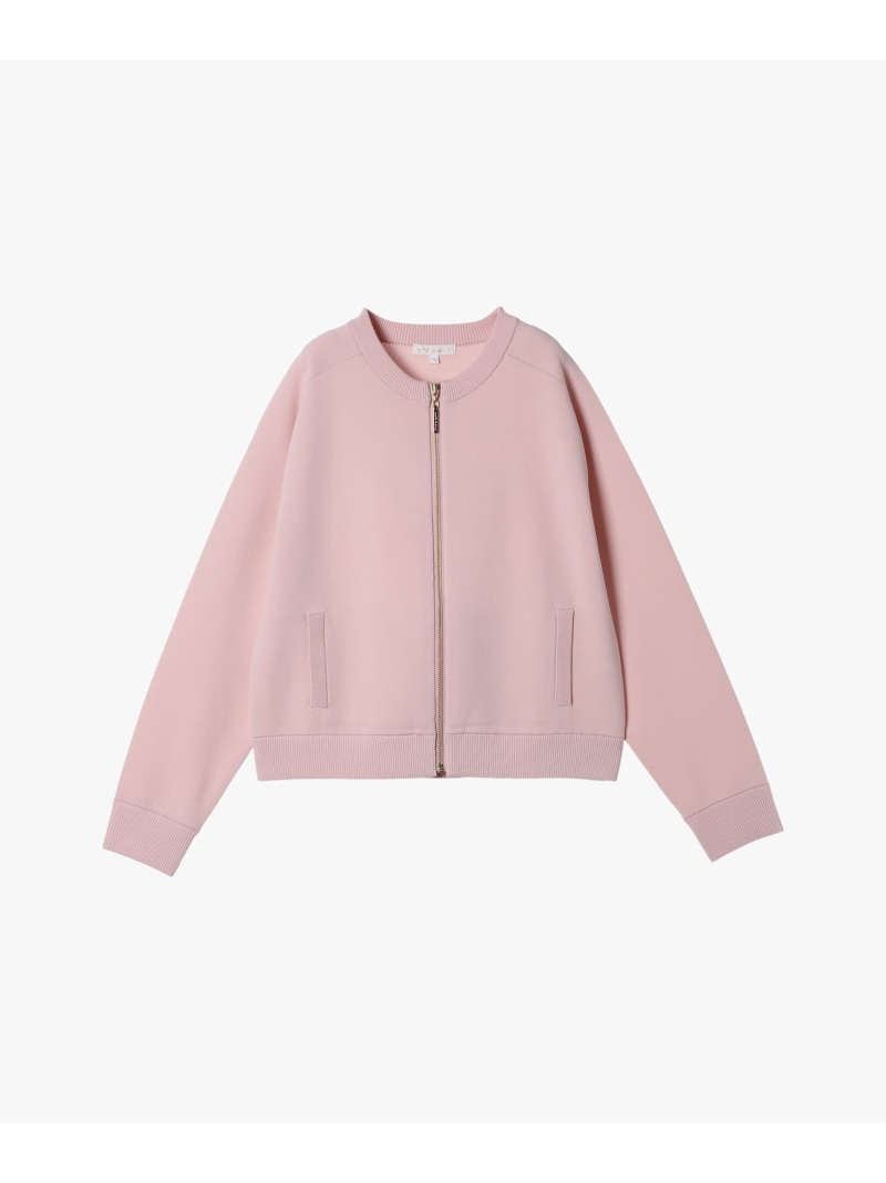 樂天商城 - ニット ジップアップ ブルゾン To b. by agnes b. アニエスベー トップス ニット ピンク【送料無料】[Rakuten Fashion]