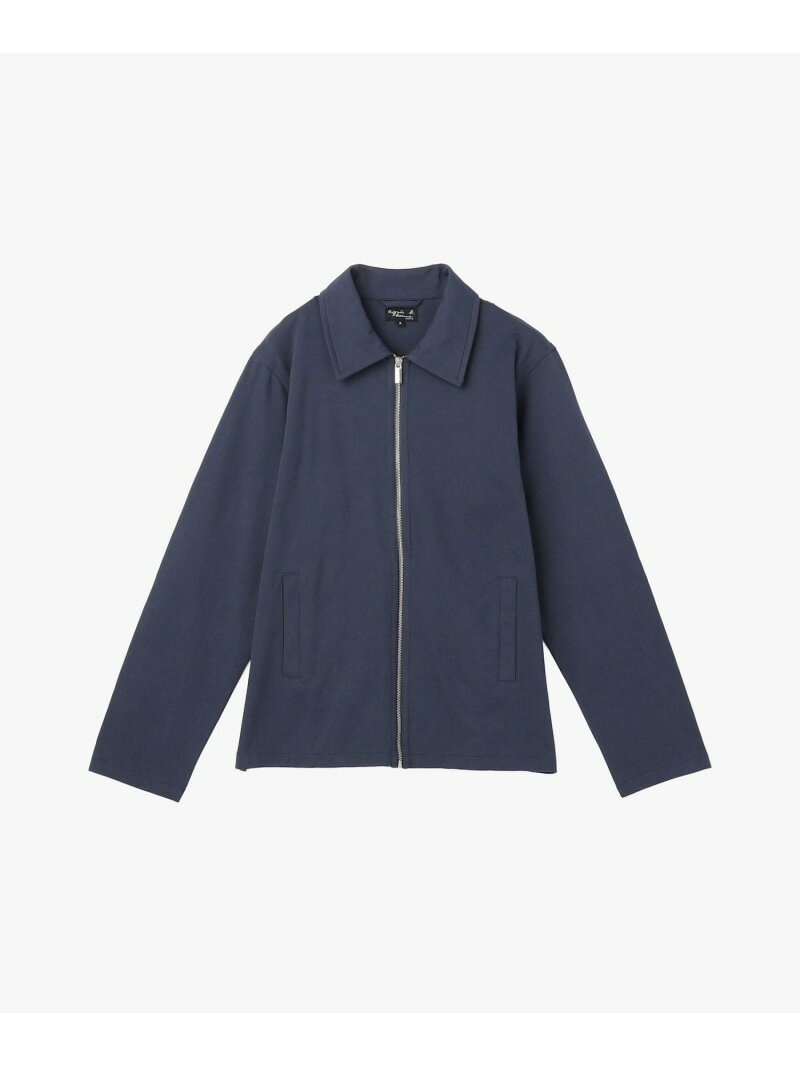 Rakuten - メンズ コットン ジップアップ ジャケット 