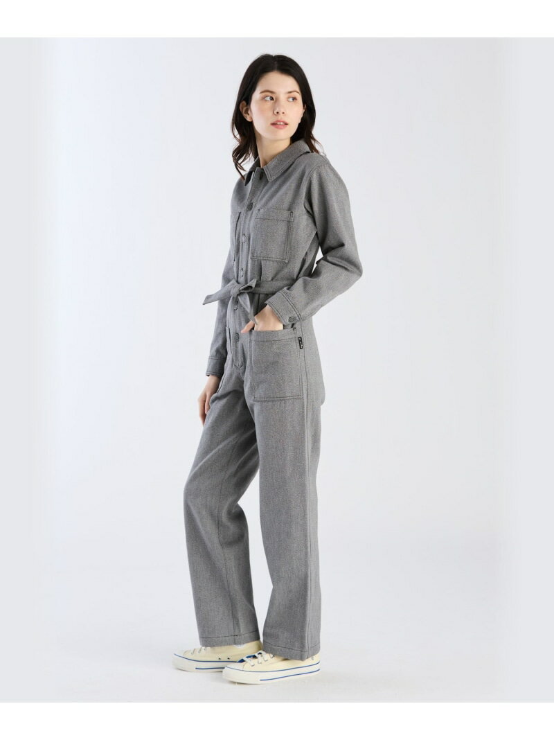 【SALE／46%OFF】コットン 長袖 コンビネゾン agnes b. FEMME アニエスベー オールインワン・オーバーオール オーバーオール・サロペット グレー【RBA_E】【送料無料】[Rakuten Fashion]