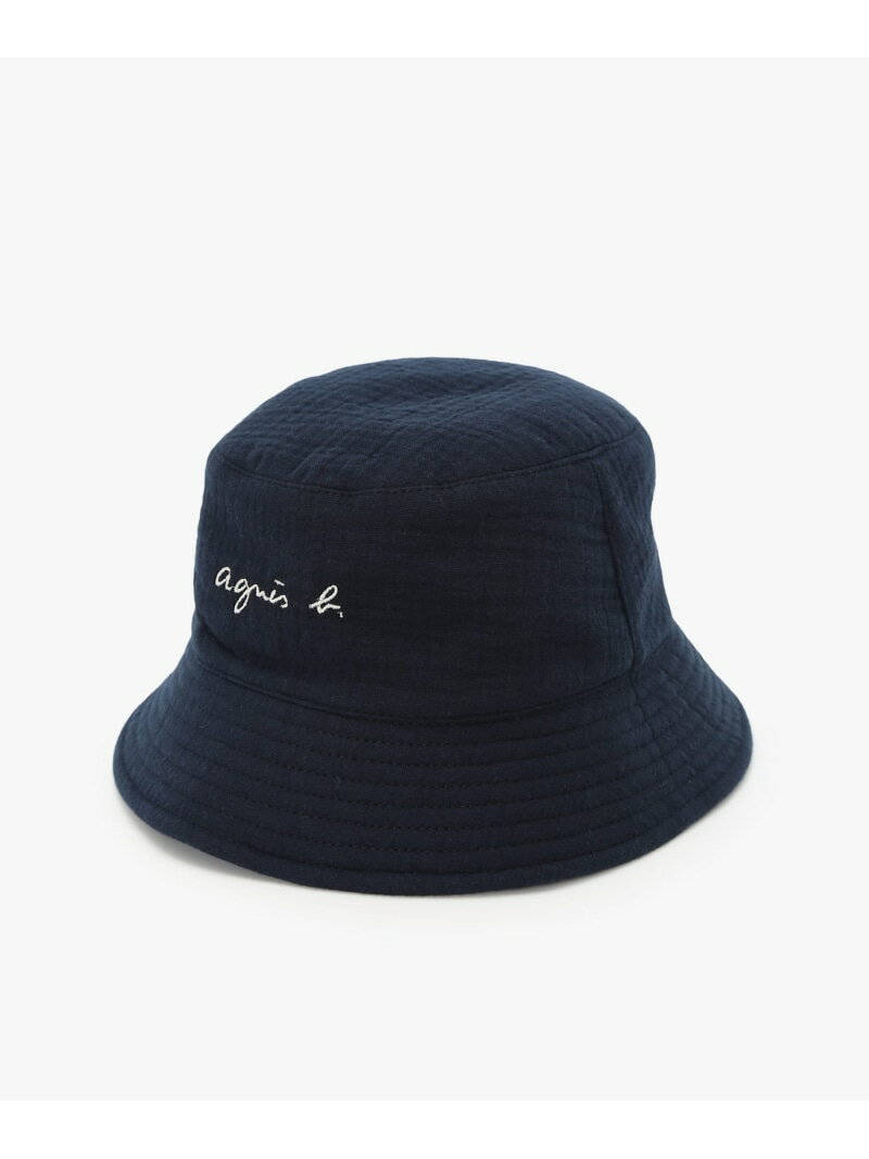 AC09 SLOUCH HAT バケットハット agnes b. HOMME アニエスベー 帽子 ハット ブルー【送料無料】[Rakuten Fashion]