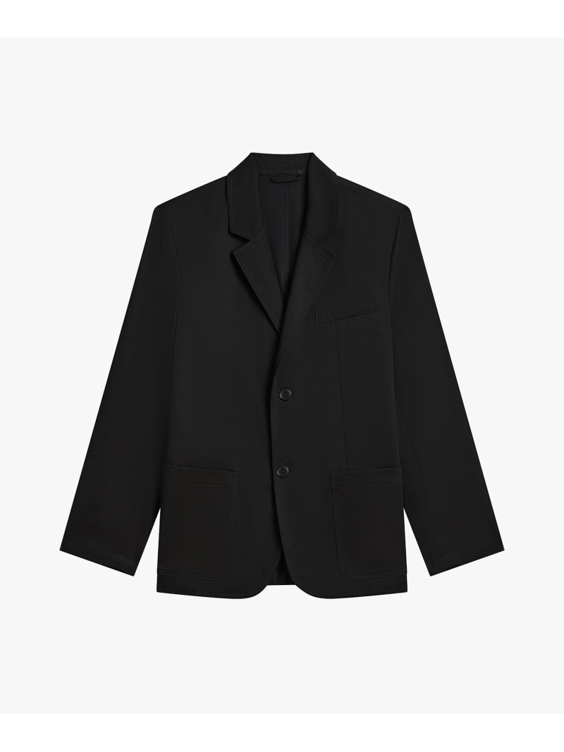 メンズ コットン ギャバジン テーラードジャケット "Cami" agnes b. HOMME アニエスベー ジャケット・アウター その他のジャケット・アウター ブラック【送料無料】[Rakuten Fashion]