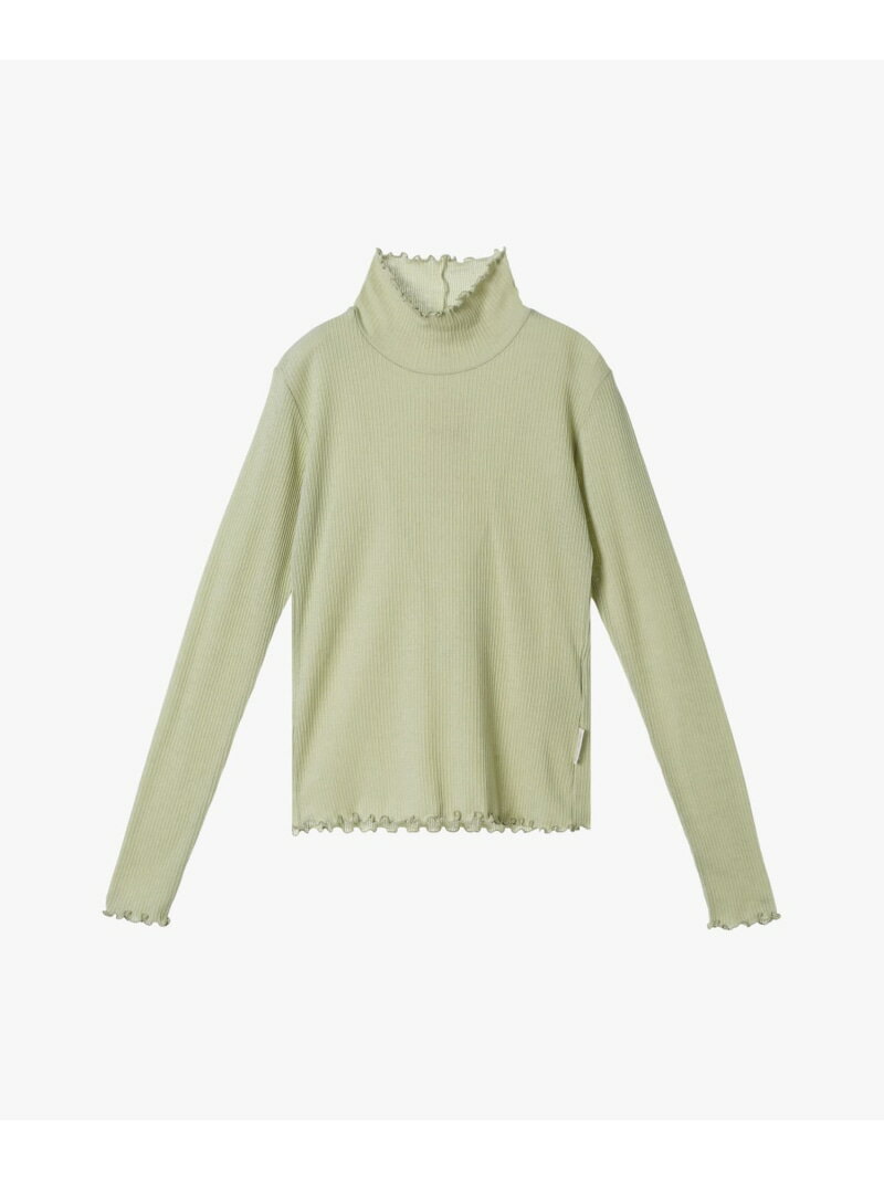 樂天商城 - シャーリング ジャージー タートル プルオーバー To b. by agnes b. アニエスベー トップス カットソー・Tシャツ グリーン【送料無料】[Rakuten Fashion]