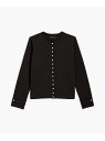 M001 CARDIGAN カーディガンプレッション agnes b. FEMME アニエスベー トップス カーディガン ブラック【送料無料】[Rakuten ...