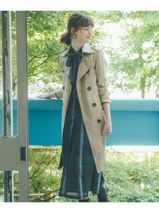 WF32 MANTEAU ダブルトレンチコート To b. by agnes b. アニエスベー ジャケット・アウター トレンチコート ベージュ【送料無料】[Rakuten Fashion]