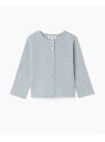 M001 E CARDIGAN キッズ カーディガンプレッション agnes b. ENFANT アニエスベー トップス カーディガン グレー【送料無料】[Ra...