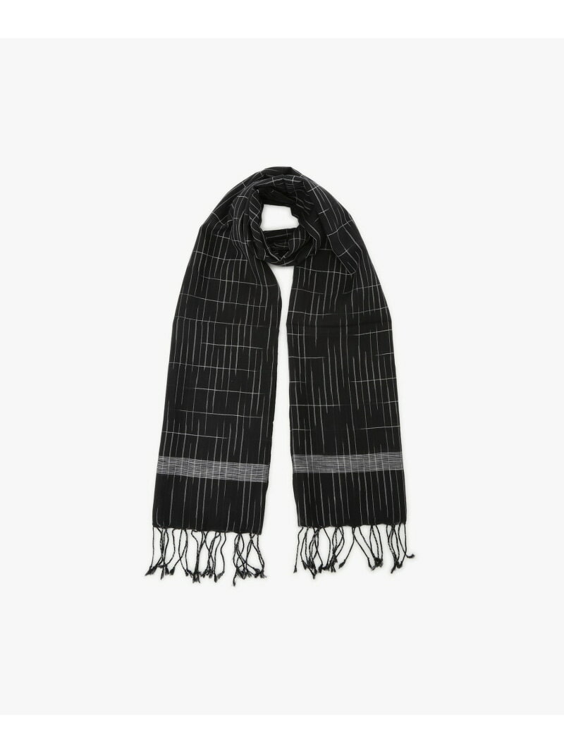 Elegancese elegancese/check wave British Garden pure cashmere 100% ピュアカシミヤ カシミア チェックマフラー エレガンセーゼ EL03 セットアップセブン ファッション雑貨 マフラー・ストール・ネックウォーマー ブラック ブルー ブラウン グリーン グレー 【送料無料】