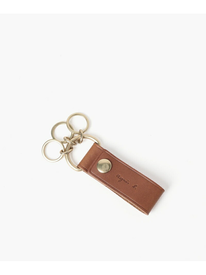 キーホルダー VAH11-02 agnes b. VOYAGE アニエスベー ファッション雑貨 チャーム・キーチェーン ブラウン【送料無料】[Rakuten F...