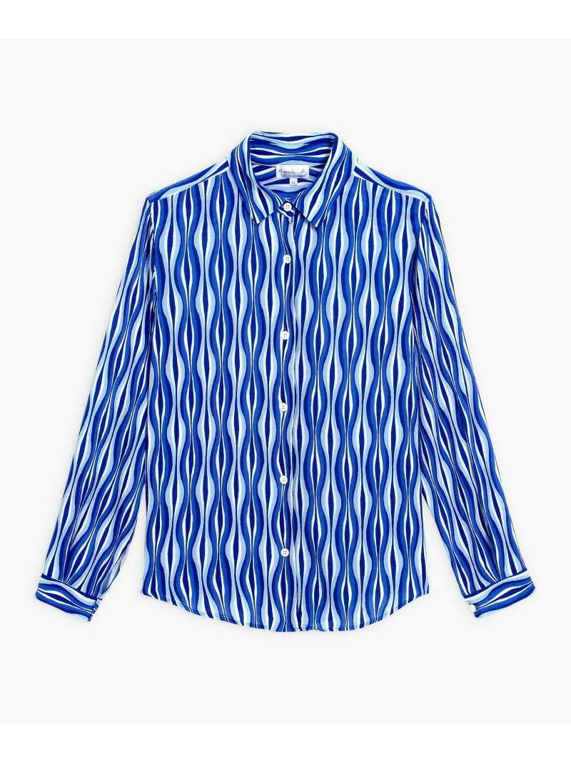 Rakuten - 【SALE／50%OFF】ICM4 CHEMISE シャツ agnes b. FEMME アニエスベー トップス シャツ・ブラウス ブルー【RBA_E】【送料無料】[Rakuten Fashion]